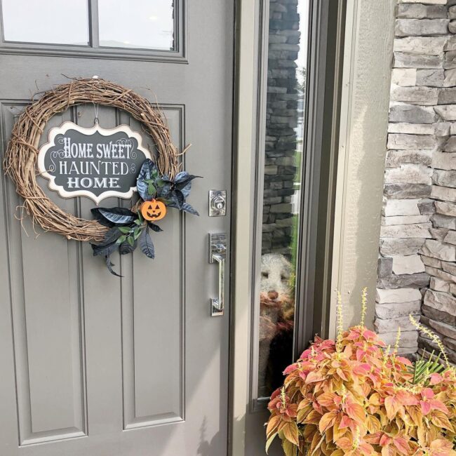 Haunted Home Wreath Design