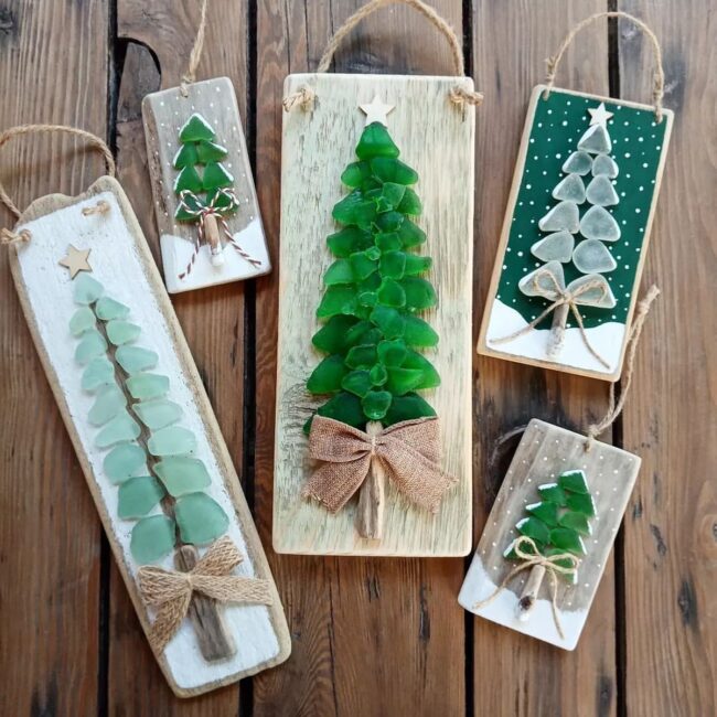 Coastal Glass Tree Designs