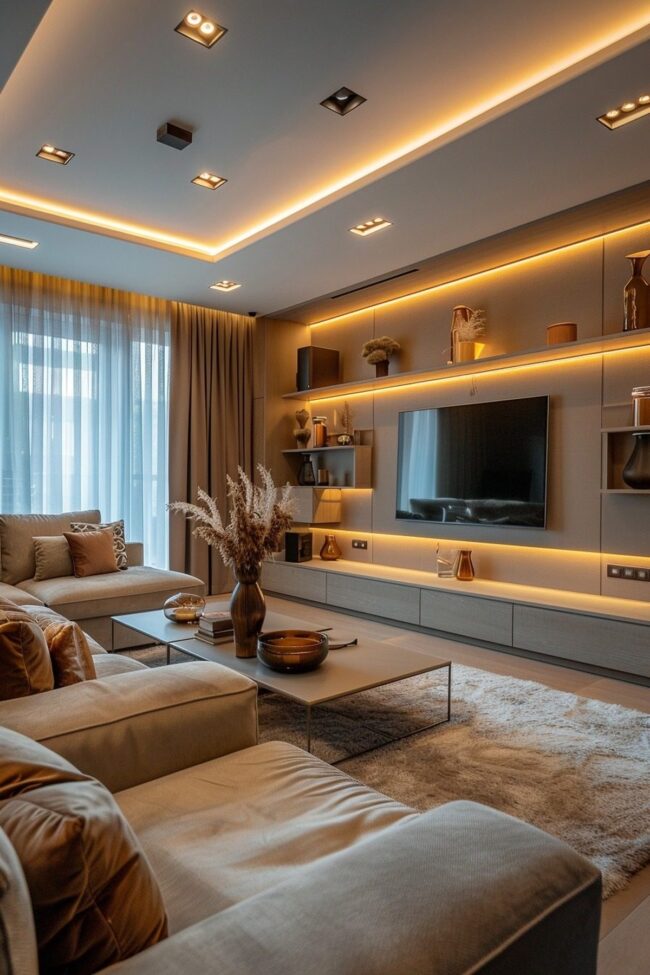 Stylish LED Lighting Features