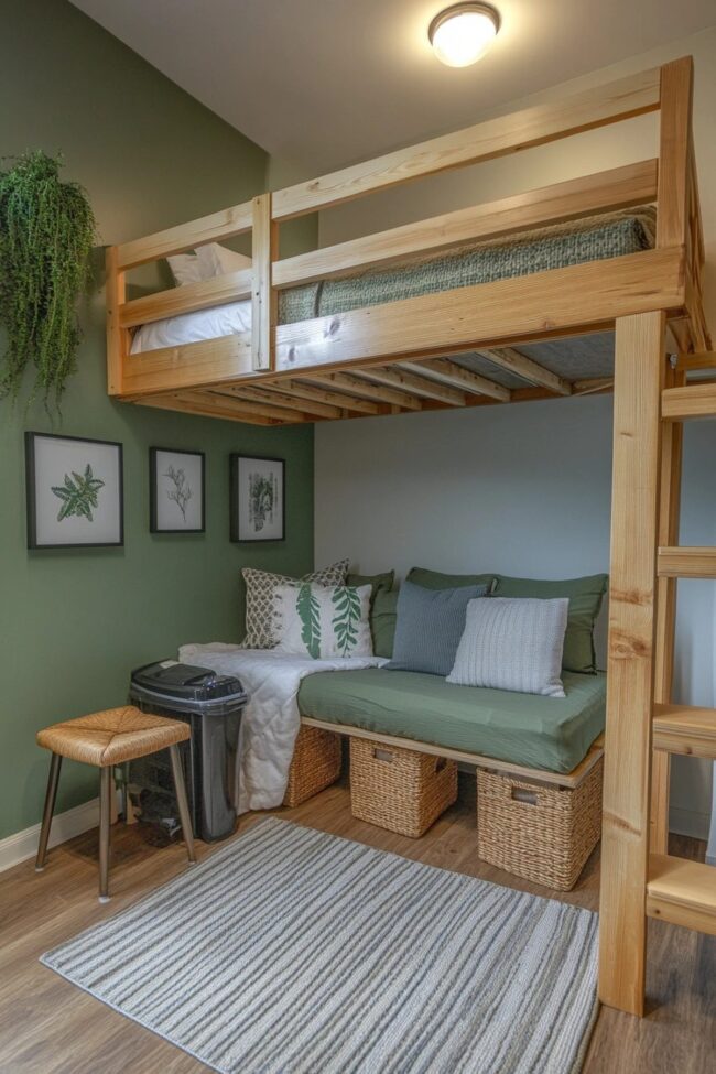 Eco-Friendly Loft Bed Design