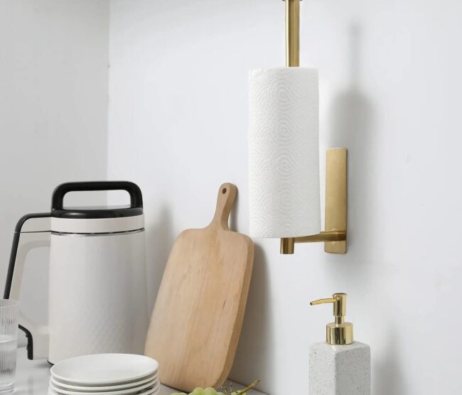 Brass Wall Mount Towel Holder