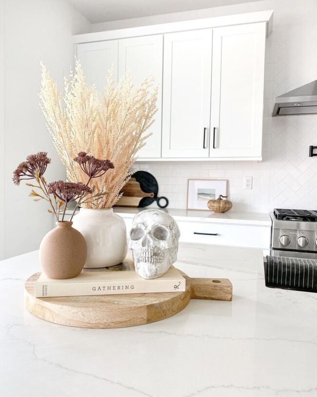 Sleek Skull Kitchen Decor