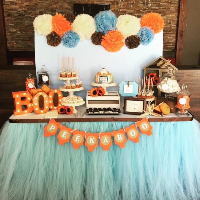 Peekaboo Halloween Dessert Table