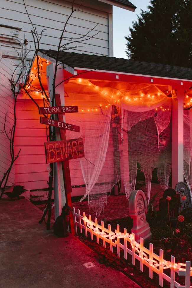 Haunted Porch Display