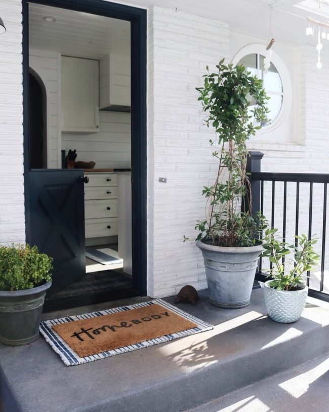 Stylish Entryway with a Dutch Door