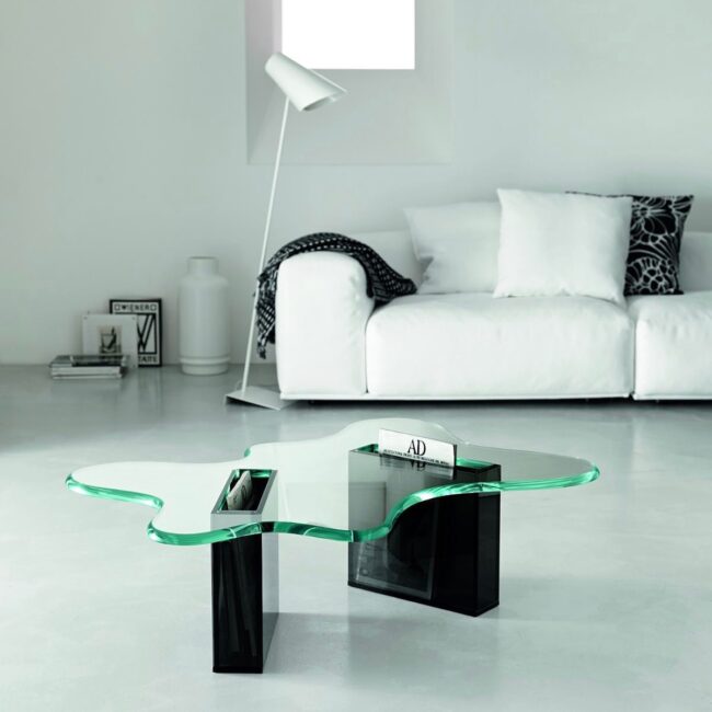 Sculptural Glass Coffee Table Designs