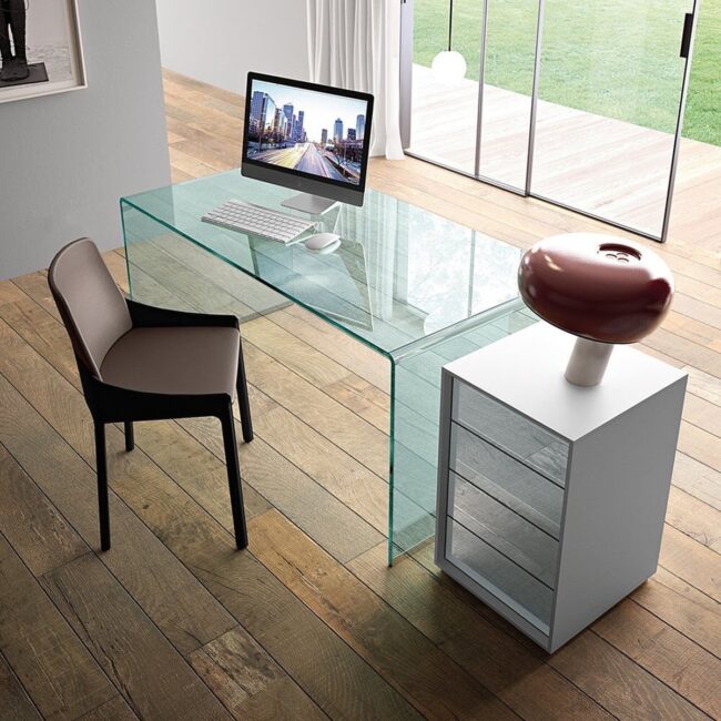 Modern Glass Desk for the Home Office