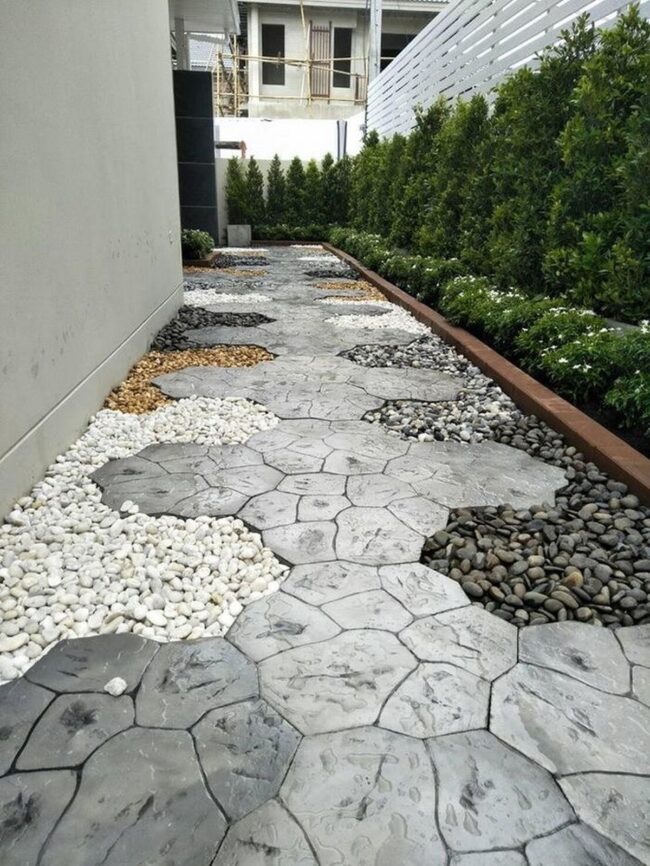 Sleek and Modern Monochromatic Pathway