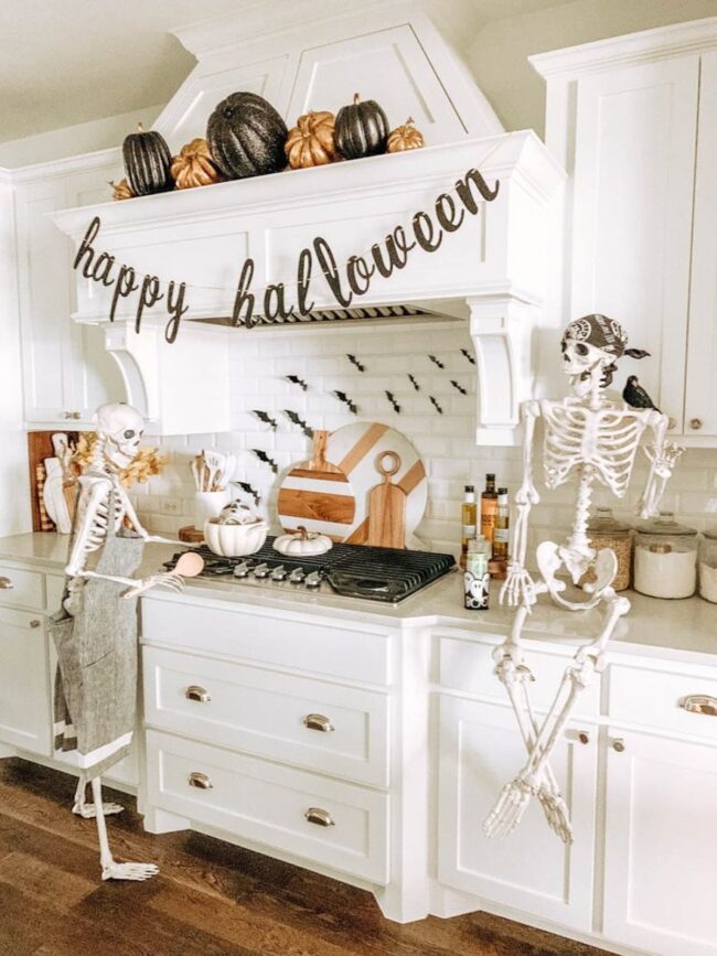 Skeleton Crew in the Kitchen Decor