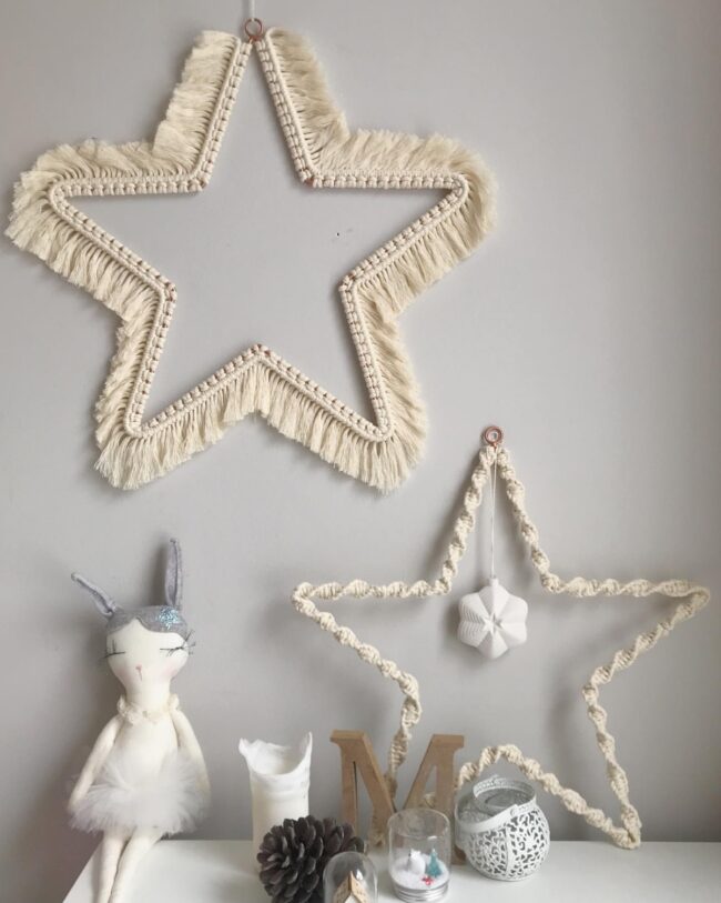 Macrame Star Hanging for a Cozy Touch