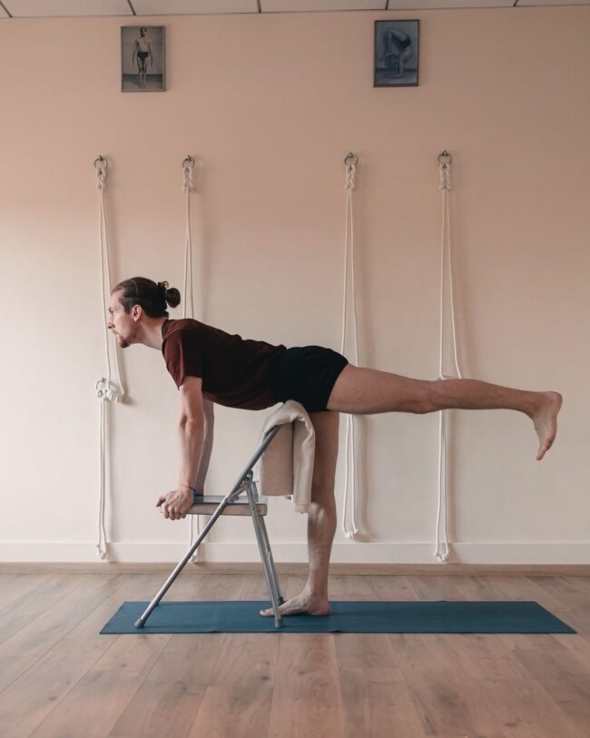 Half-Moon Pose with Poised Balance