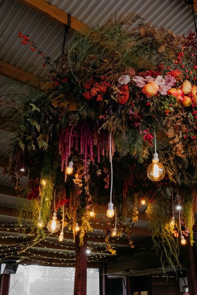 A Light-Infused Floral Canopy