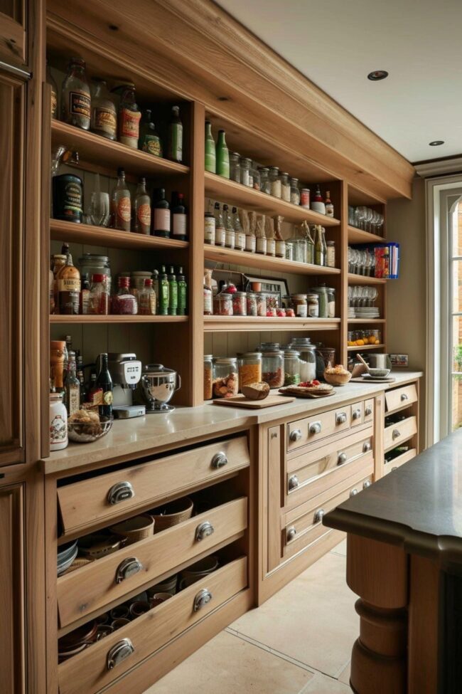 Rustic Charm for a Homely Pantry Feel