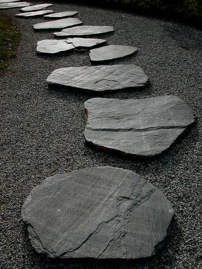 Sculpted Pathways in the Garden