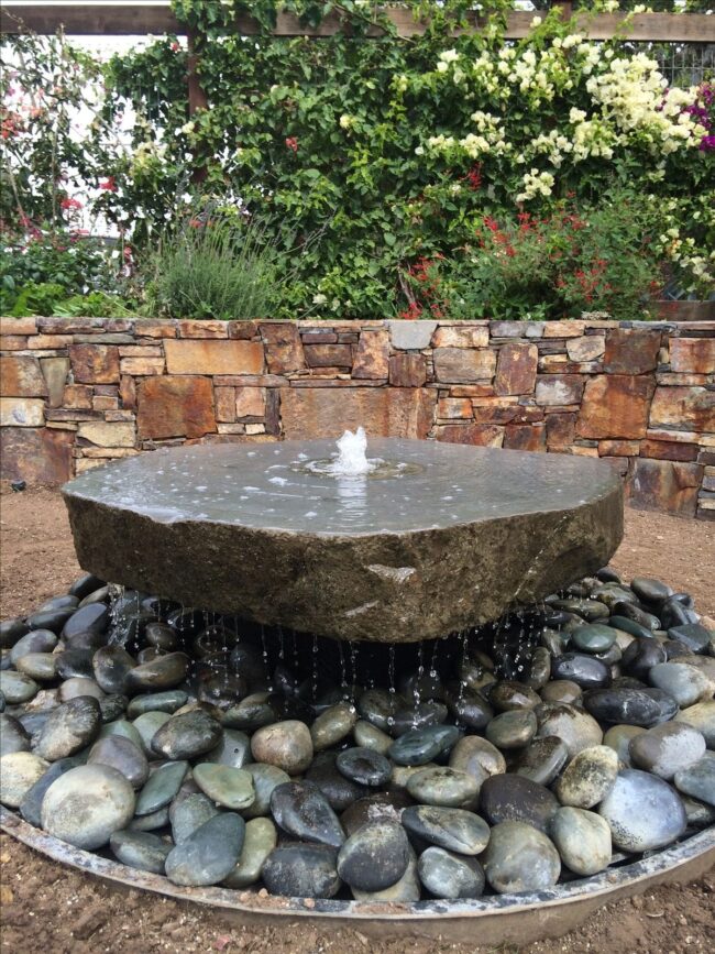 Elevated Stone Water Feature