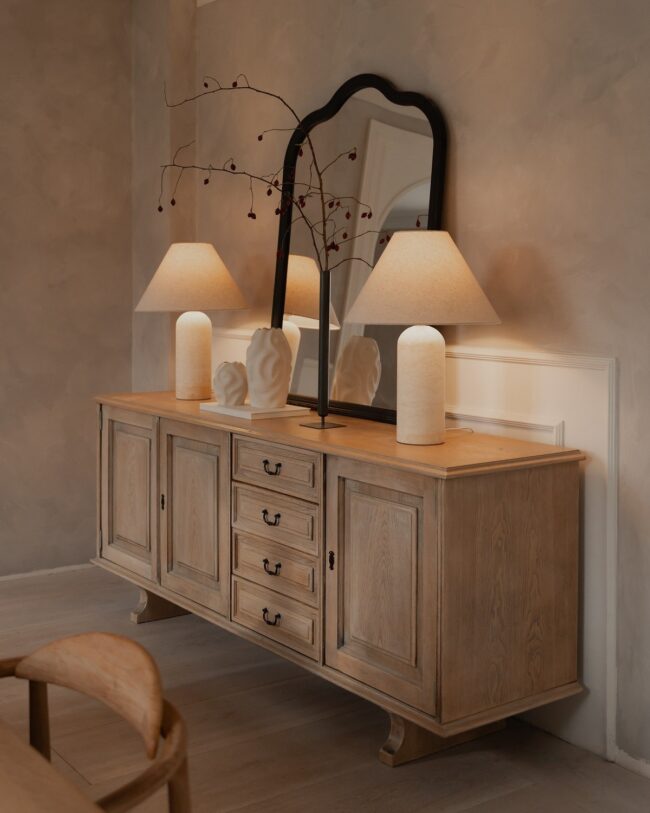 Chic Console with Striking Details