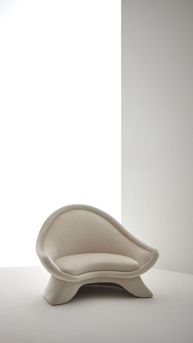 Sculptural Yoga Chair for Serenity