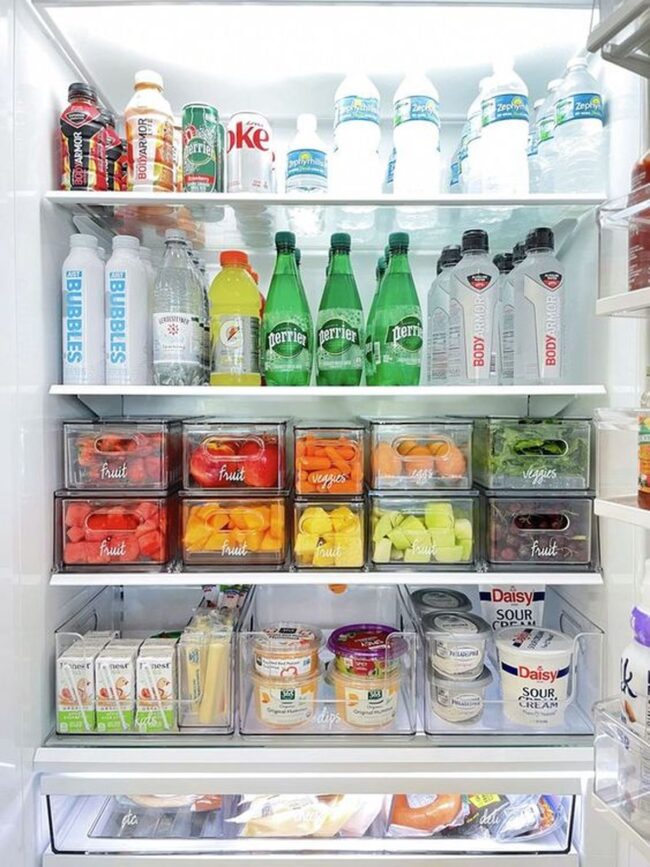 Side-by-Side Fridge Organization Solutions