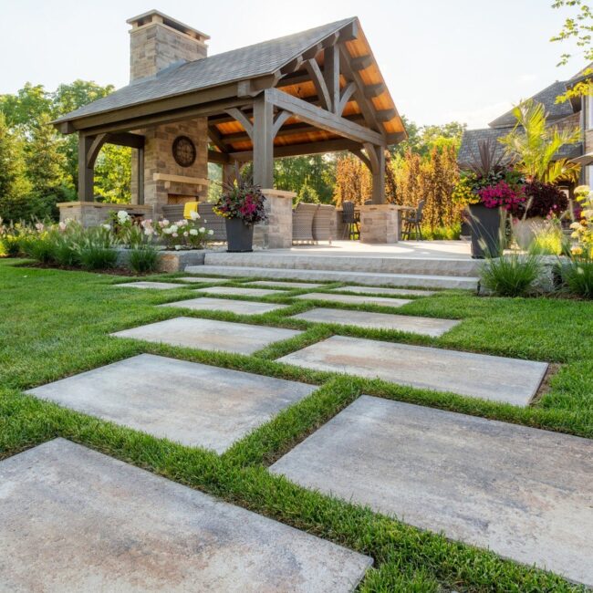 Grand Entrance to Outdoor Spaces