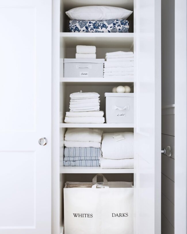 Elegant Linen Closet Design