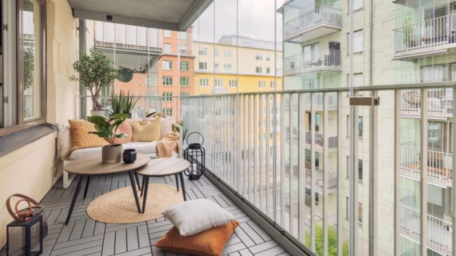 Cozy Apartment Balcony Retreat