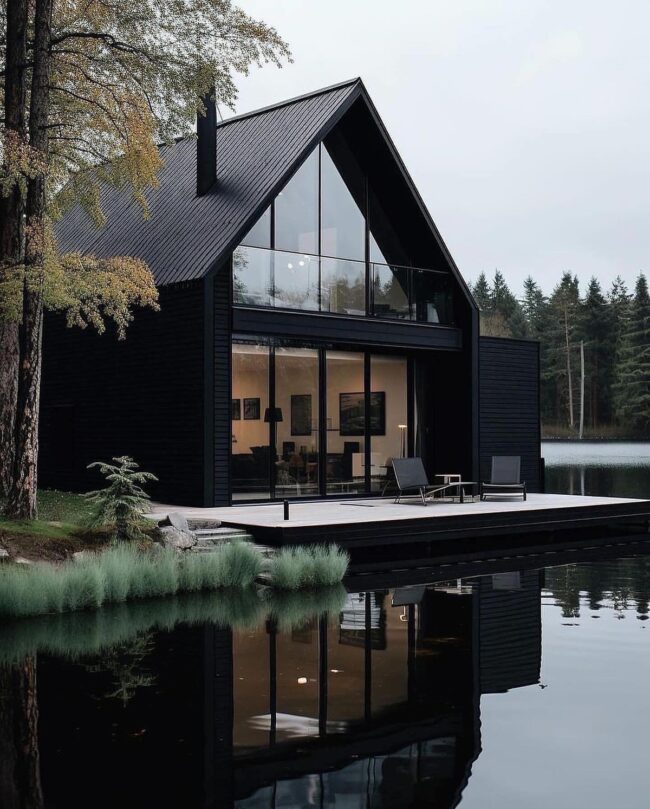 Why Black Color is Trending in House Exteriors