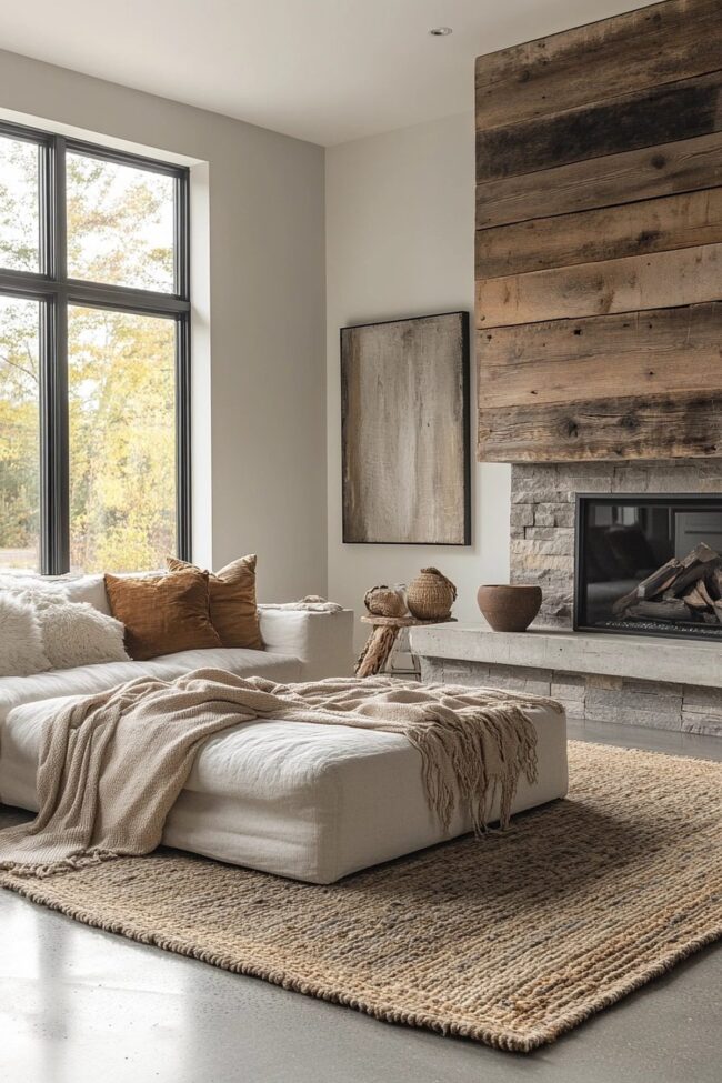 Contemporary Meets Rustic Style