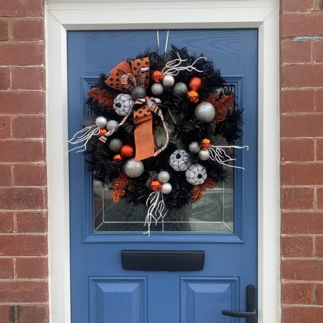 Halloween Ornament Wreath