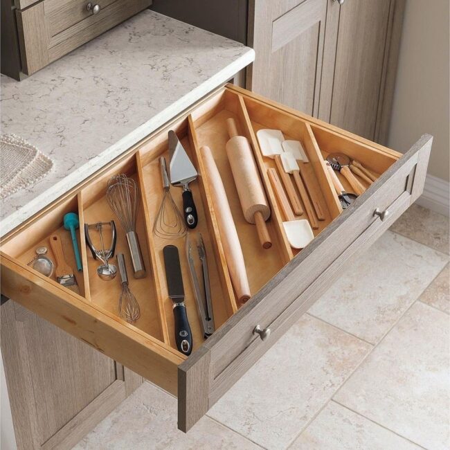 Sleek Storage for Precision Tools in Drawers