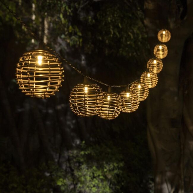 Bamboo Lights in Rhythmic Harmony