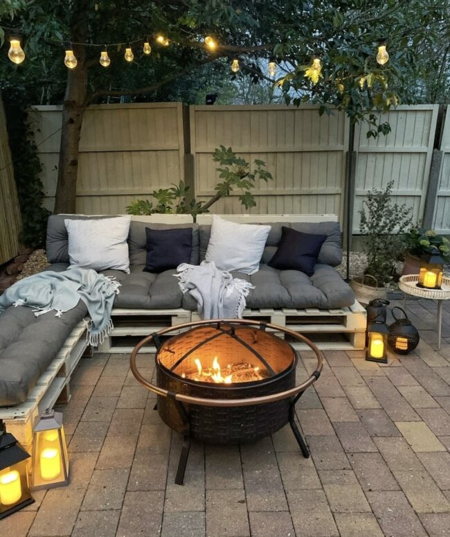 Fireside Glow Outdoors