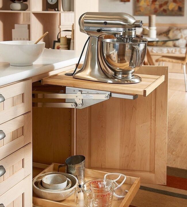 Kitchen Appliances Hidden Away with Clever Storage