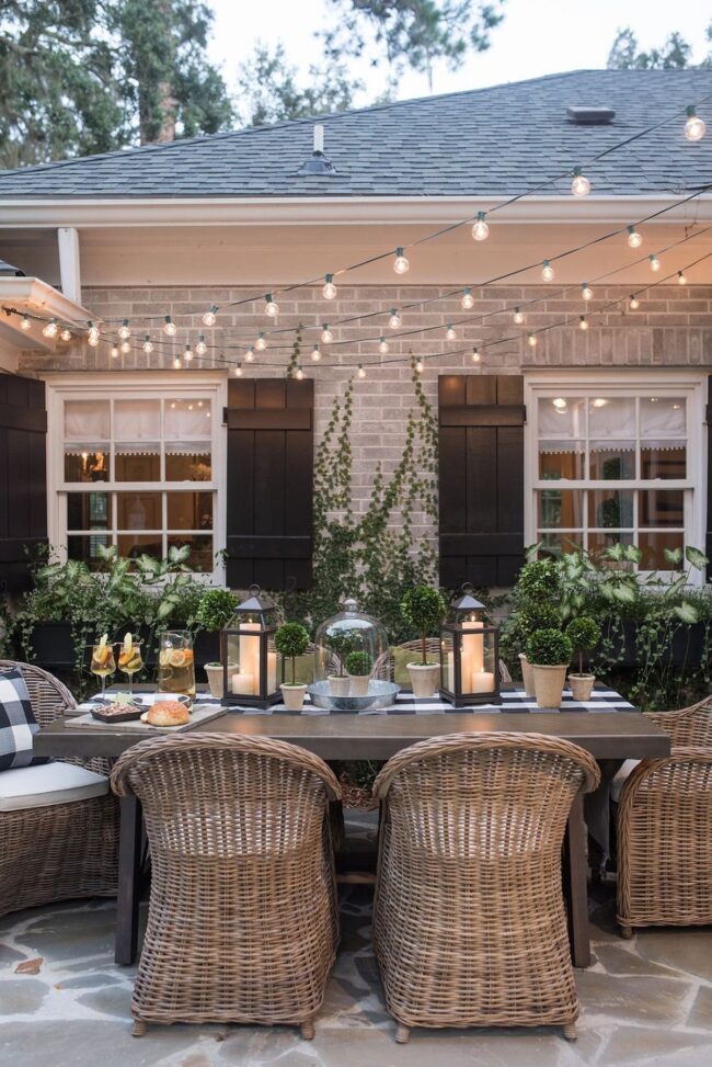 Chic Gatherings Under Twinkling Lights