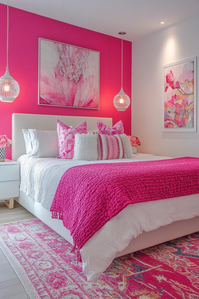 Dreamy Pink and White Delight