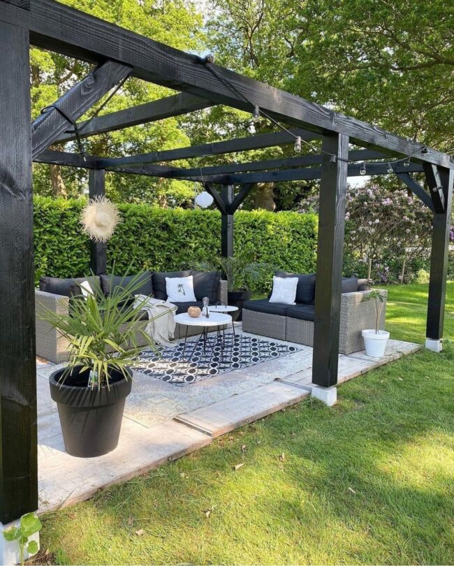 Stylish Outdoor Lounge Canopy