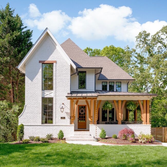 Expansive Modern Farmhouse with Porch