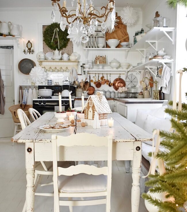 Shabby Chic Christmas with Vintage Touches