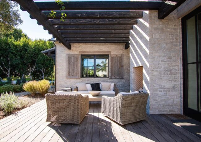 Rustic Outdoor Living Space