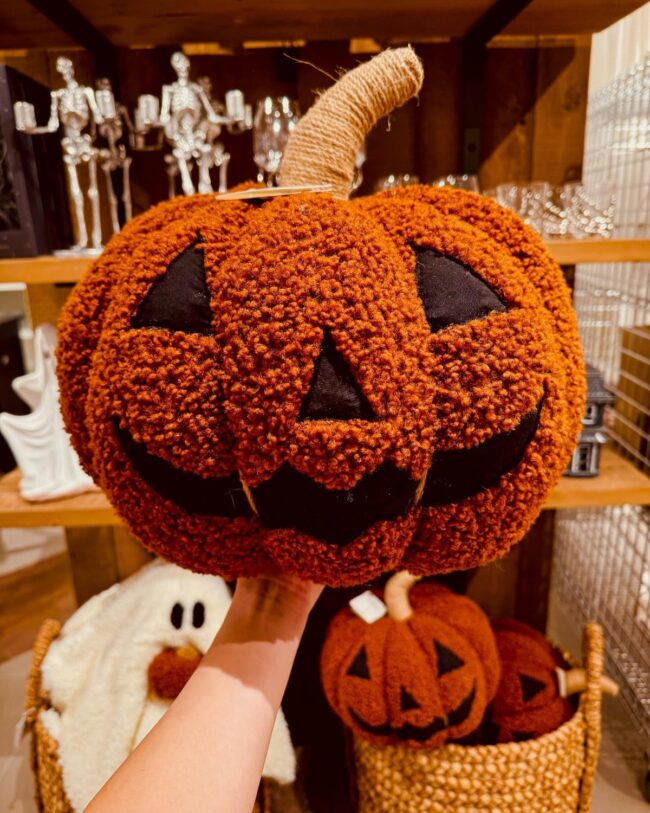 Plush Pumpkin Home Decor