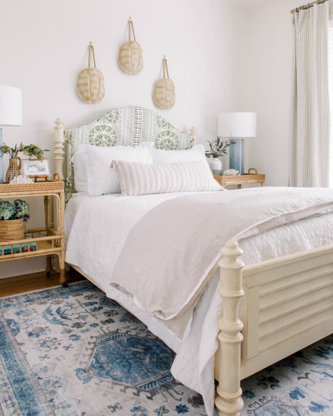 Tranquil Green Coastal Bedroom