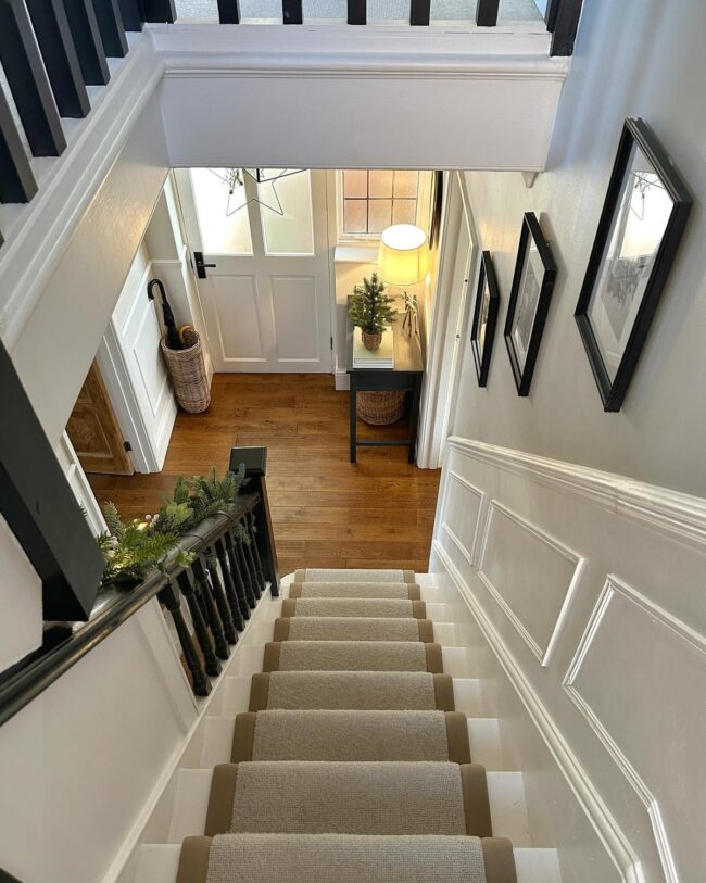 Overhead Elegance in Stairs