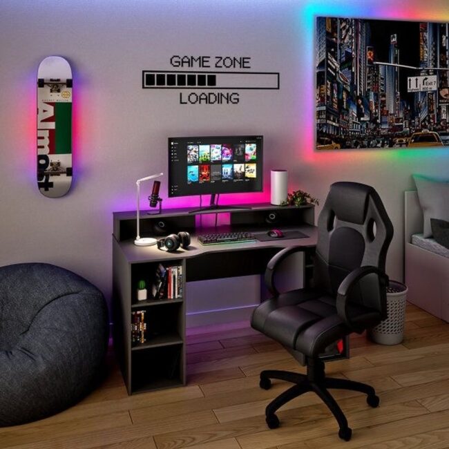 Cozy Urban Gamer’s Nook