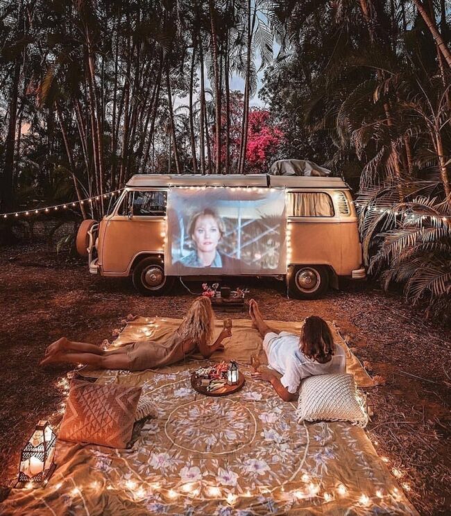 Camper Van Outdoor Cinema