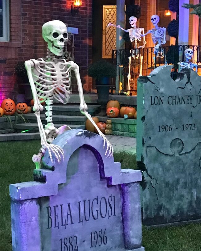 Bela Lugosi and Lon Chaney Tribute Setup