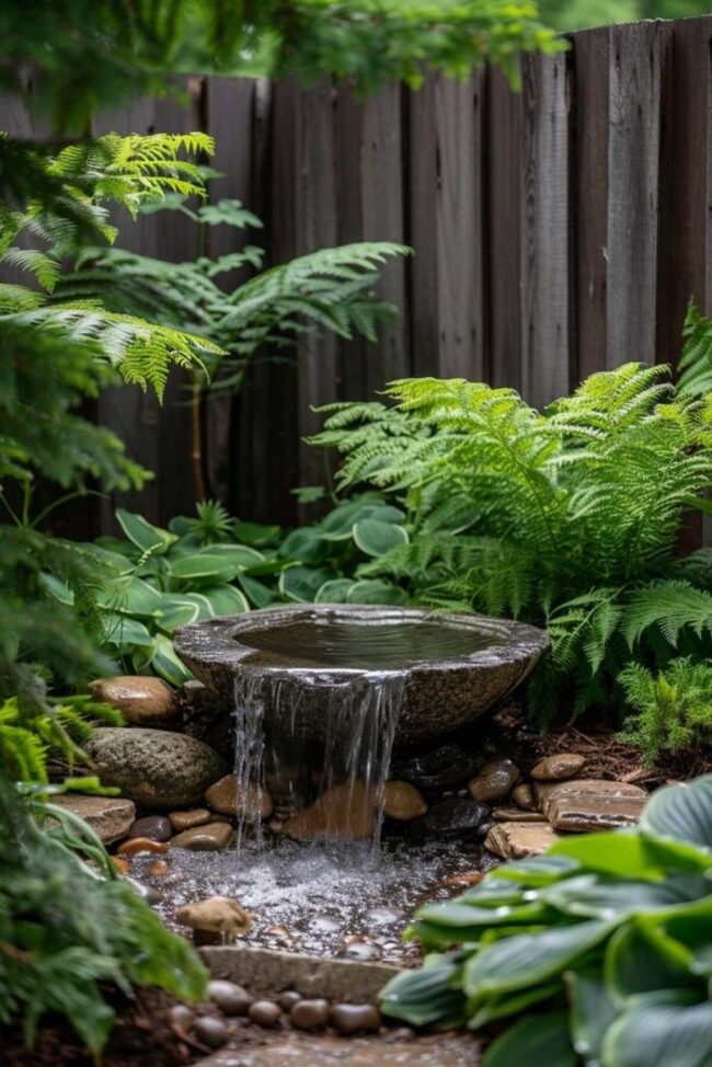 Natural Stone Water Cascade