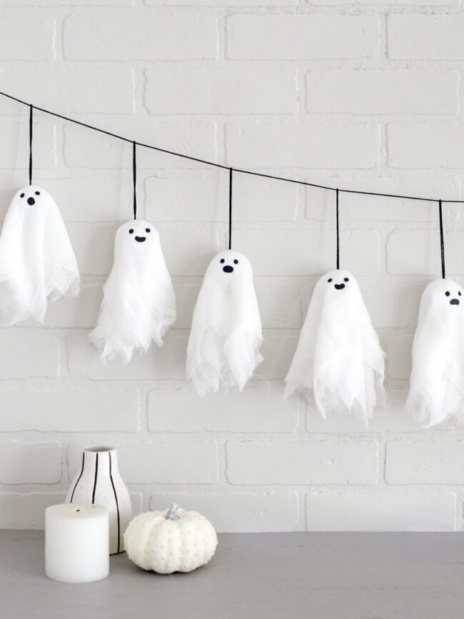 Simple Yet Spooky Floating Ghosts