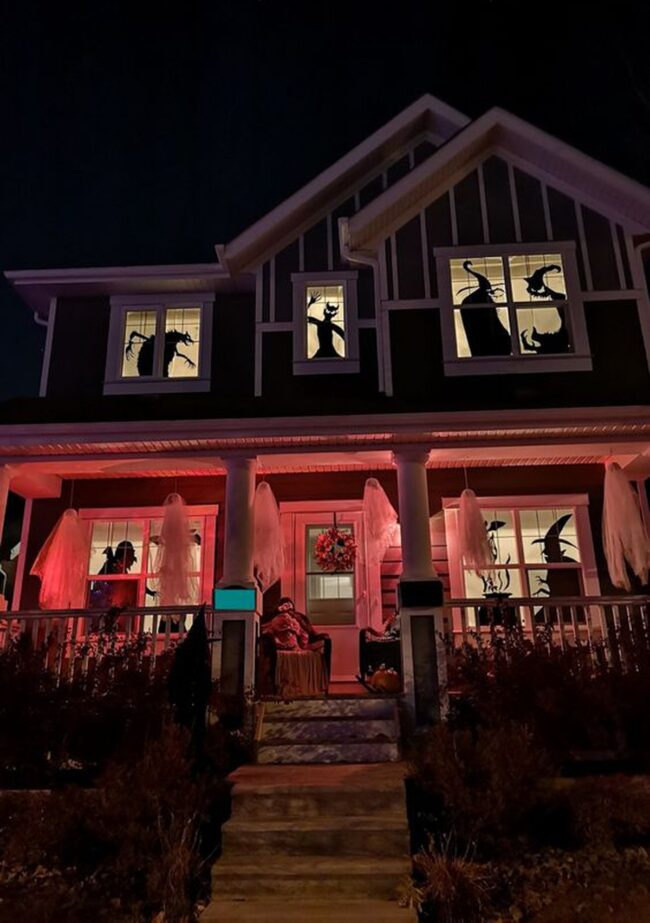 Haunted Mansion Window Silhouettes