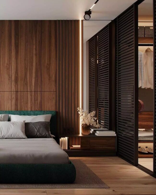 Louvered Sliding Wardrobe Doors