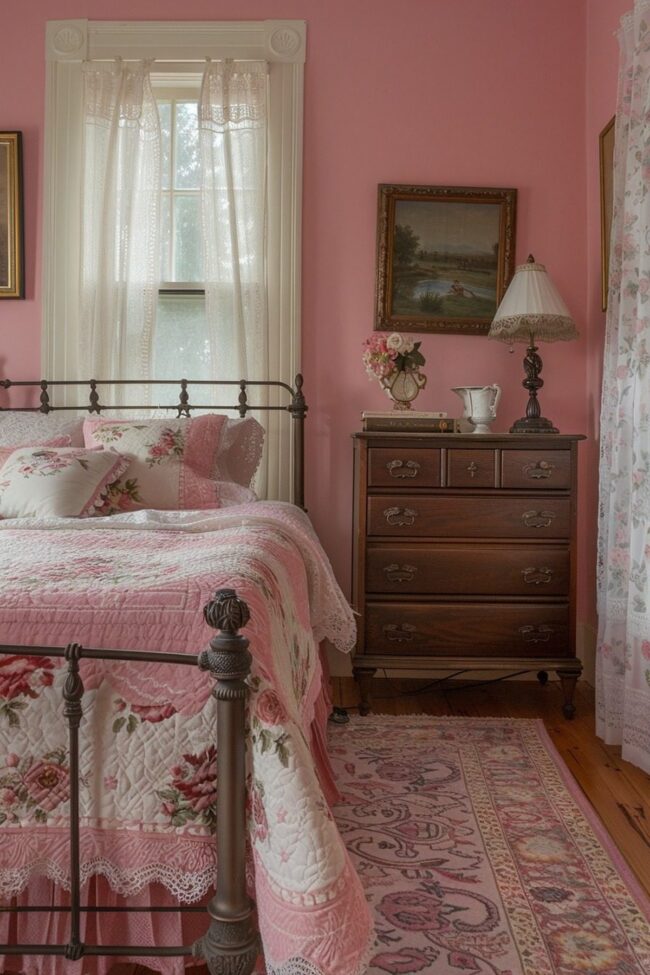 Best Fabrics and Textures to Enhance a Pink and White Bedroom