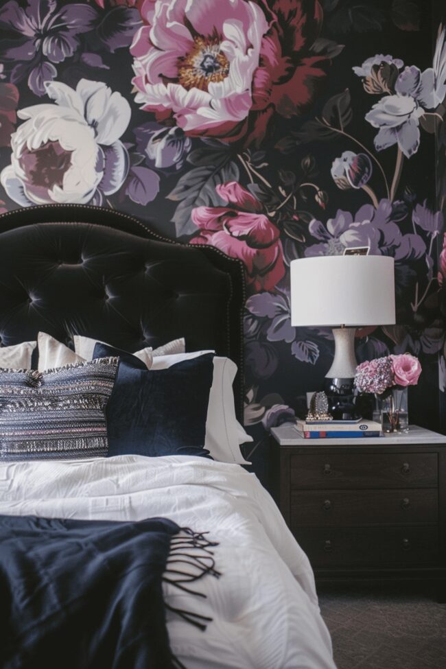 Mystical Floral Patterned Wall Decor